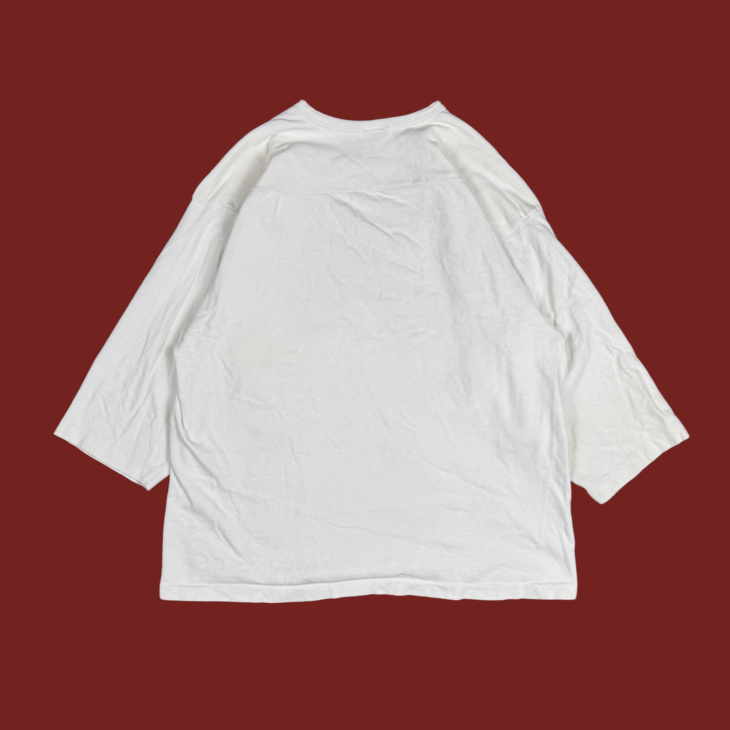 (XL) 90s Great Wall of China Thick Football Jersey Tee