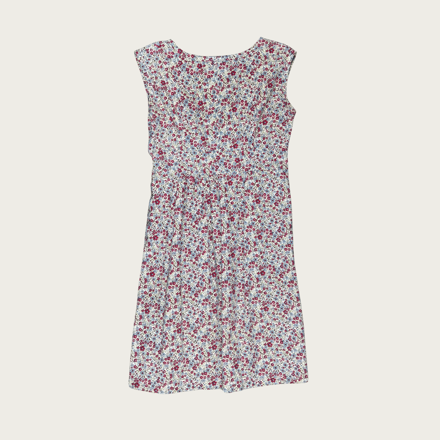 (M) 70s/80s Multicolor Floral Midi Dress