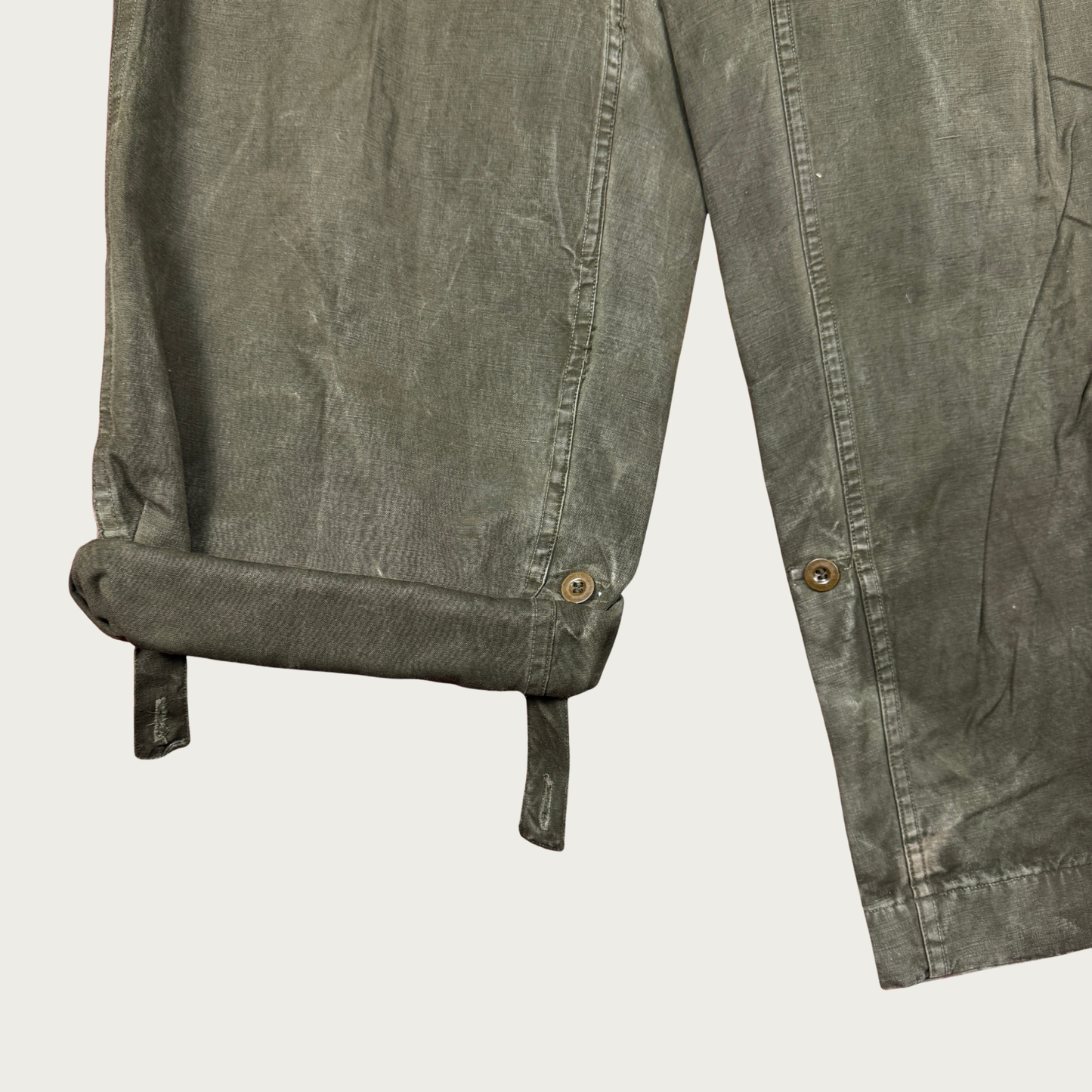(30"-34") 1950s Dutch Military Field Pants