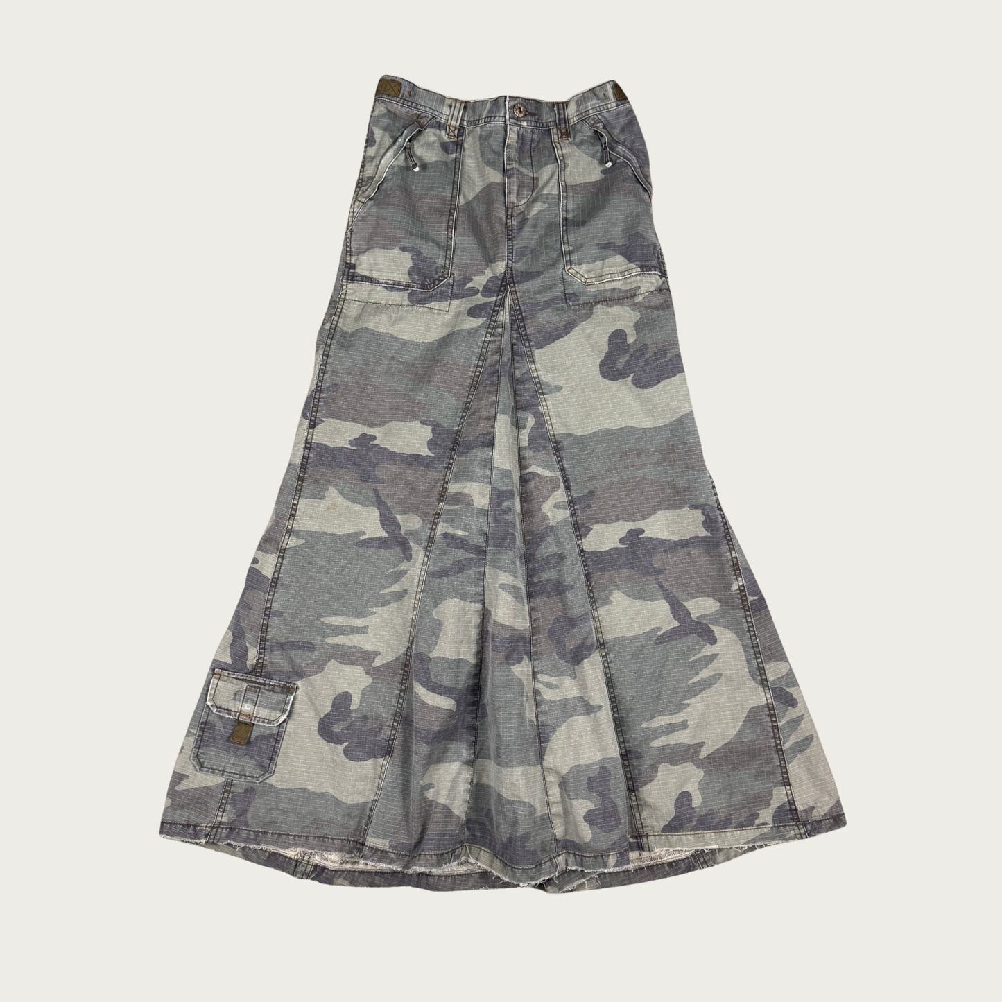 (27") Y2K Polo Jeans Ralph Lauren Camouflage Maxi Skirt