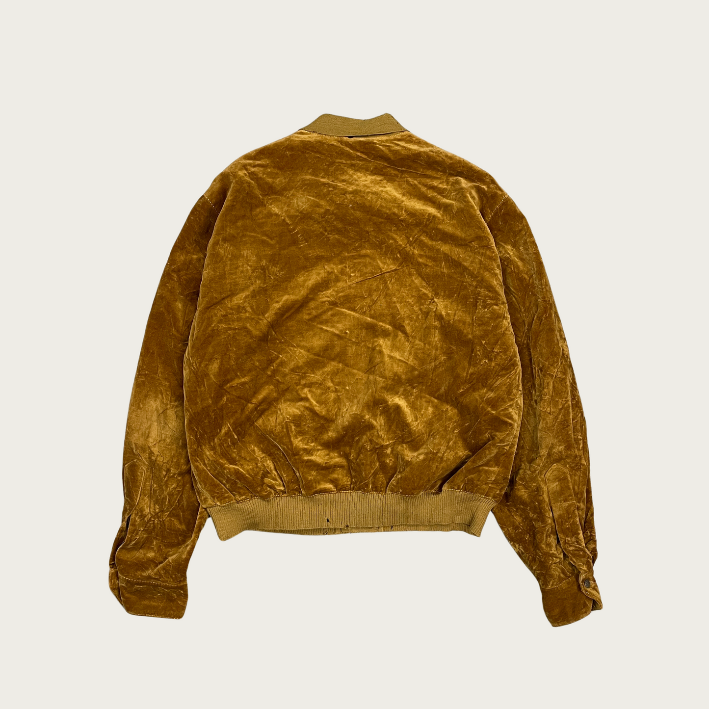 (M) Velvet Italian Imported Bomber Jacket