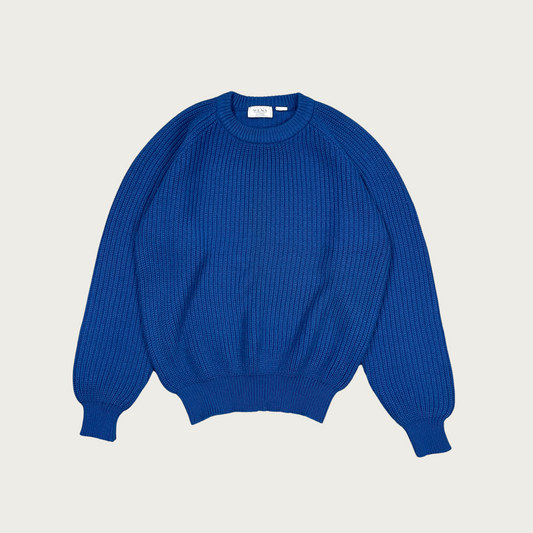 (L) Cobalt Blue Crewneck Sweater