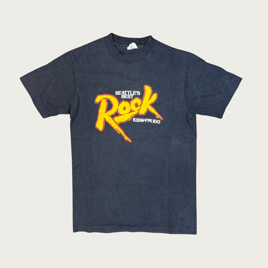 (S/M) 70s/80s Seattle's Best Rock Radio Station Tee