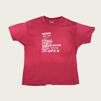 (XL) 70s/80s "Minds Are Like Parachutes" Tee