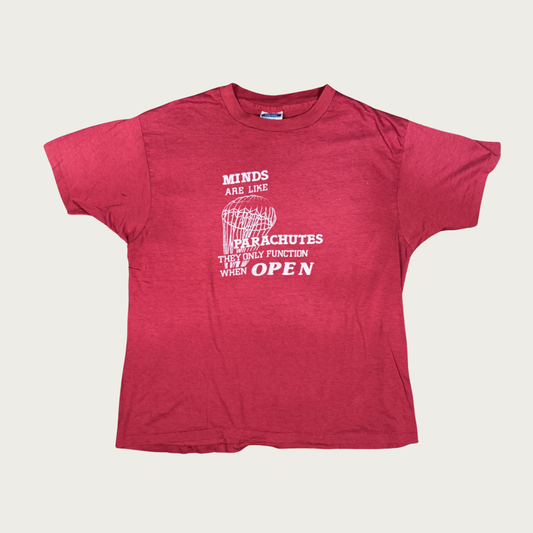 (XL) 70s/80s "Minds Are Like Parachutes" Tee