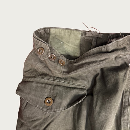 (30"-34") 1950s Dutch Military Field Pants