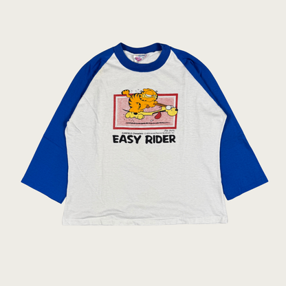 (M) 1978 Garfield "Easy Rider" Baseball Tee