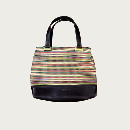 90s/Y2K Multicolor Striped Handbag