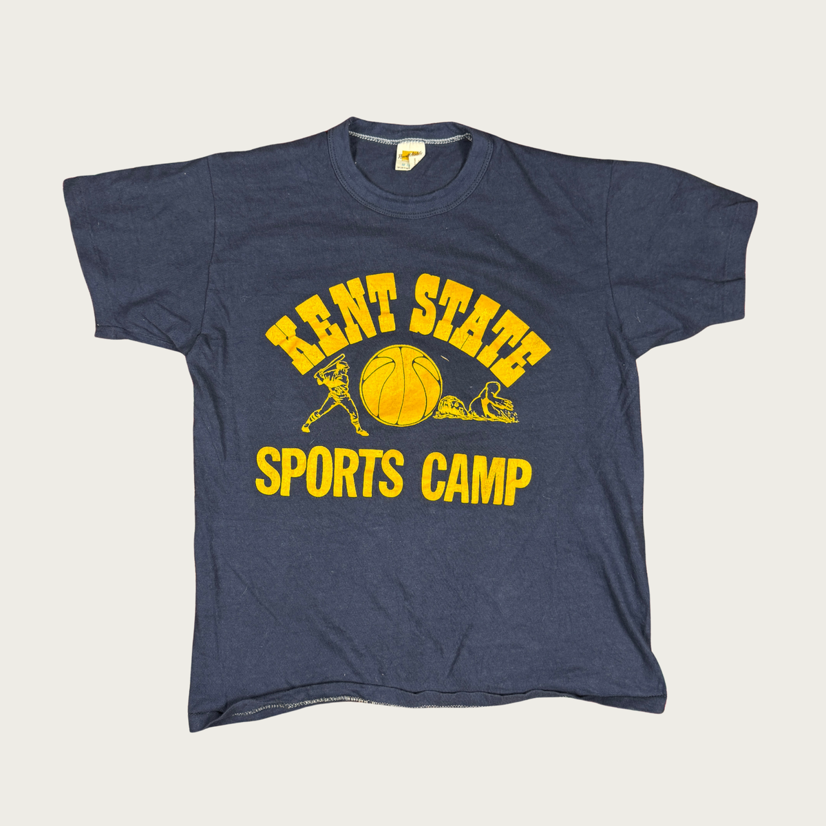 (S/M) 70s Kent State Sports Camp Tee
