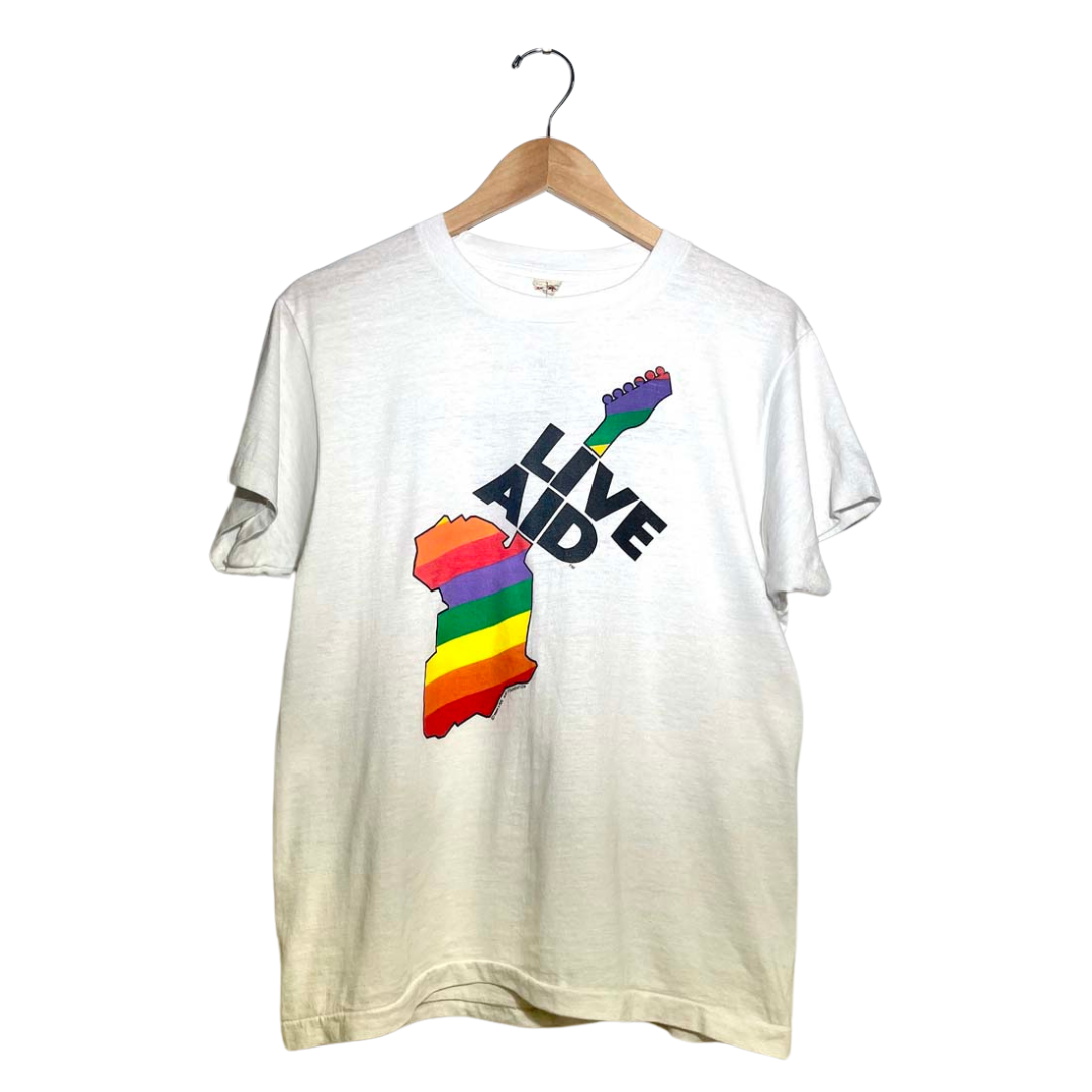 Live aid best sale vintage t shirt
