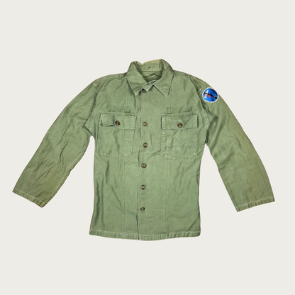 (S) 60s/70s Army OG-107 Fatigue Shirt