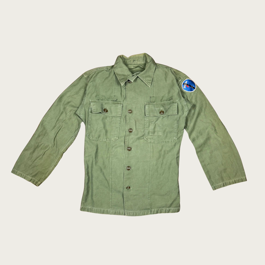 (S) 60s/70s Army OG-107 Fatigue Shirt