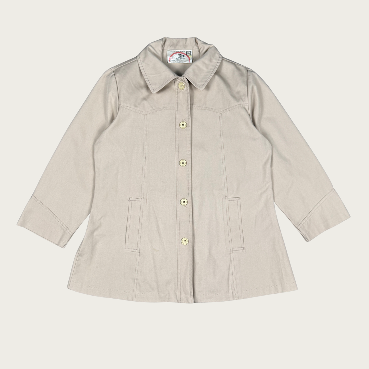 (L/XL) 70s Kmart Tan Pant Coat