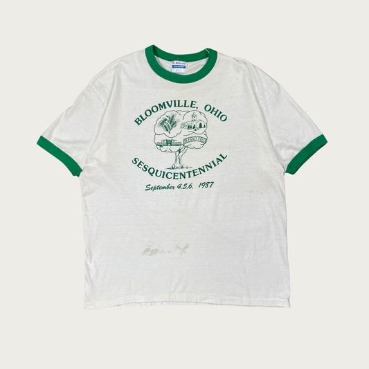 (XL) 1987 Bloomville Ohio Sesquicenntennial Tee