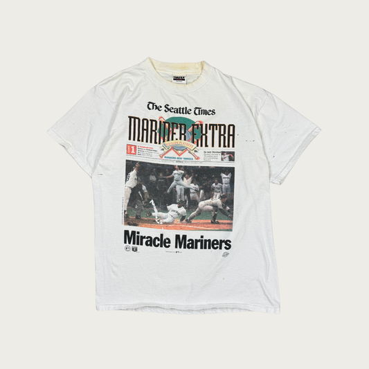 (L) 1995 The Seattle Times Miracle Mariners MLB Tee