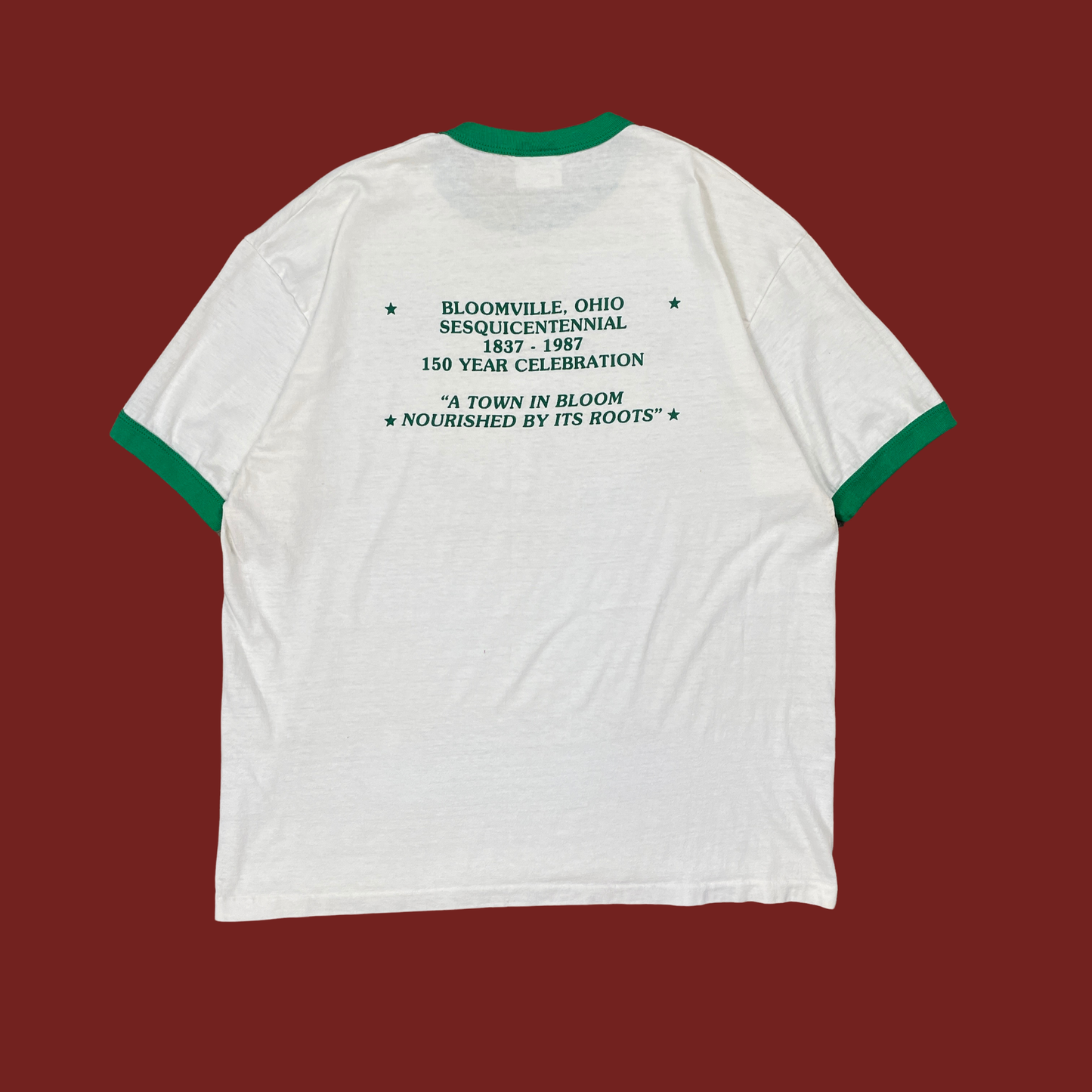 (XL) 1987 Bloomville Ohio Sesquicenntennial Tee