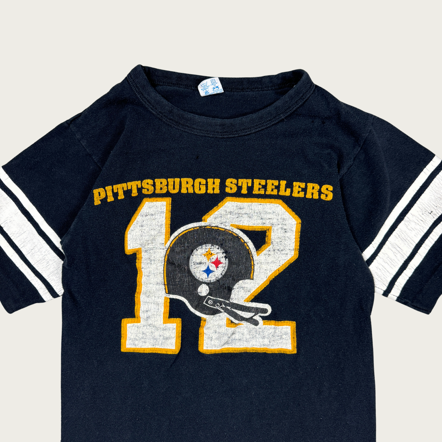 (S) 80s Pittsburgh Steelers #12 Jersey Tee