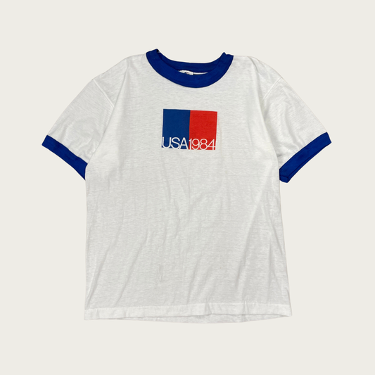 (M/L) USA 1984 Ringer Tee