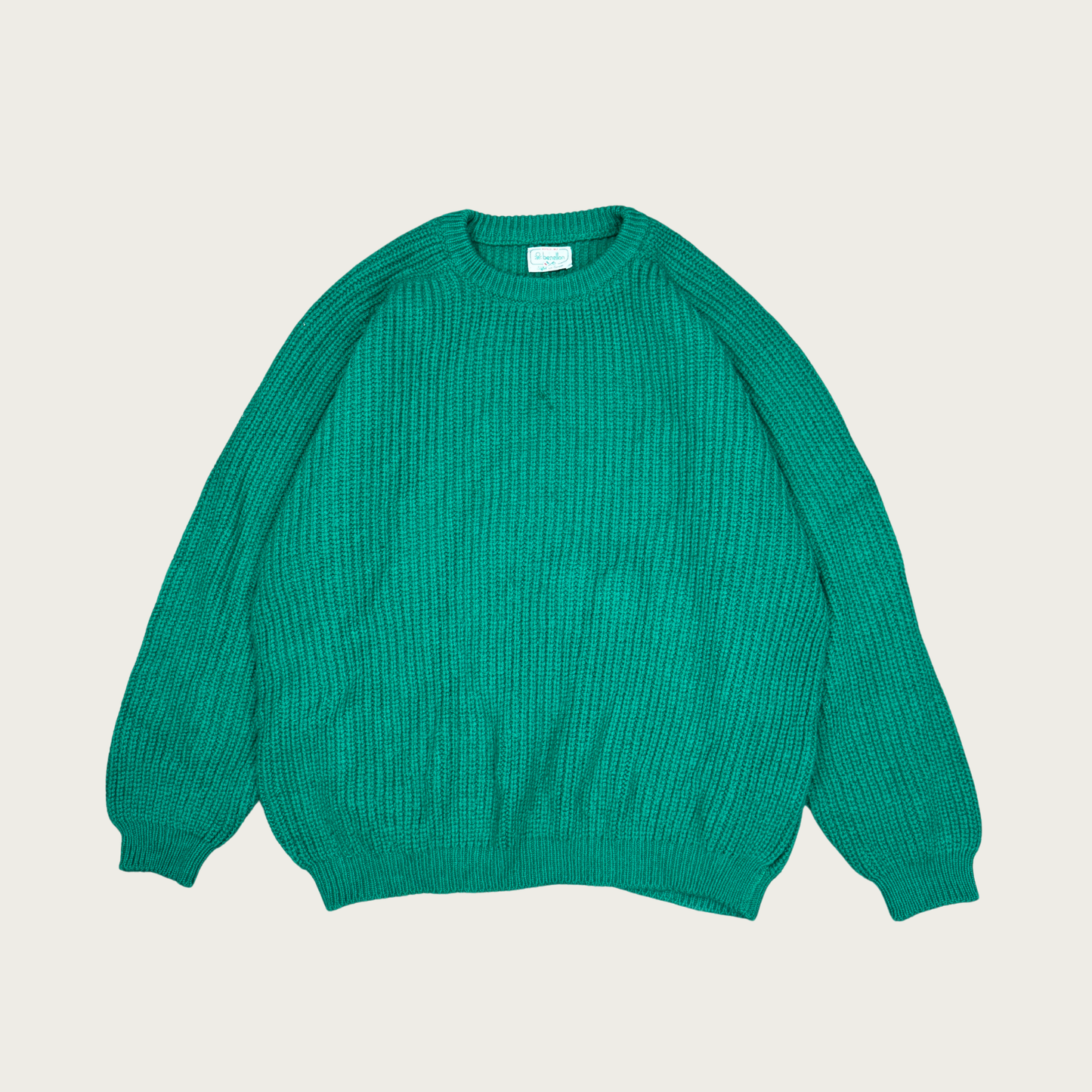 (XL) Classic Green Crewneck Sweater