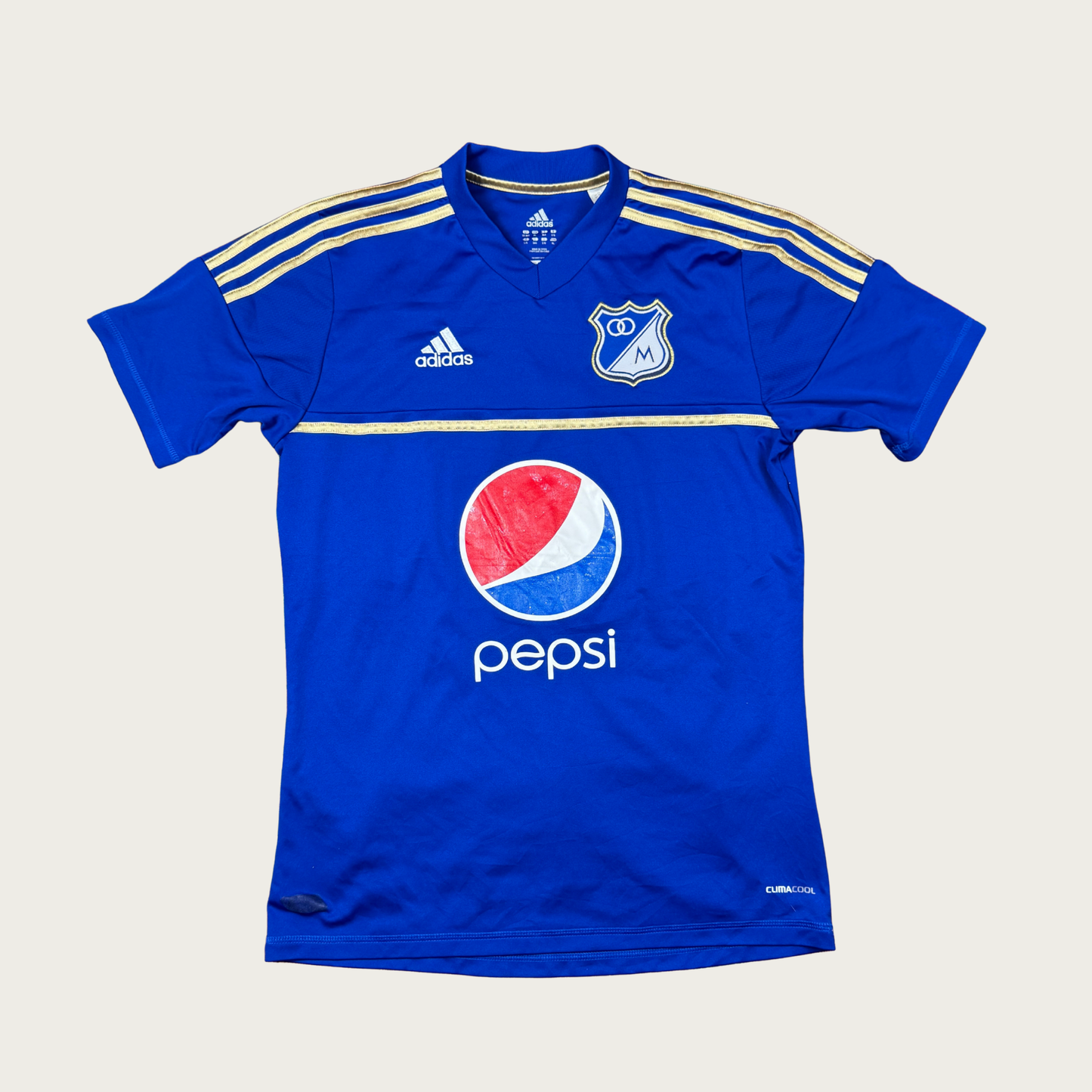 (S/M) Adidas Millonarios FC Colombia 2010/11 Home Jersey