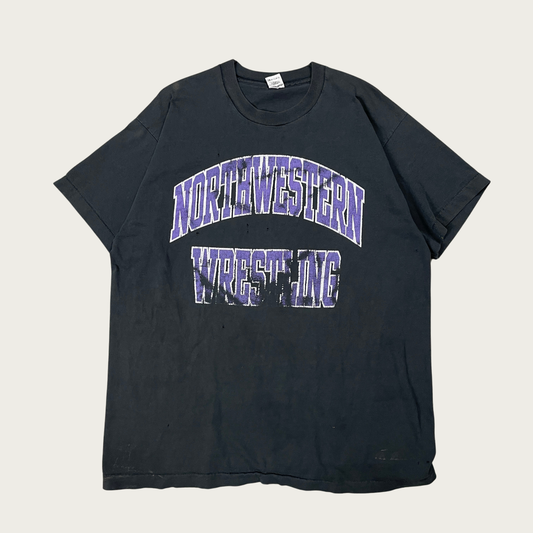 (XL) Northwestern Wrestling Distressed Vintage Tee