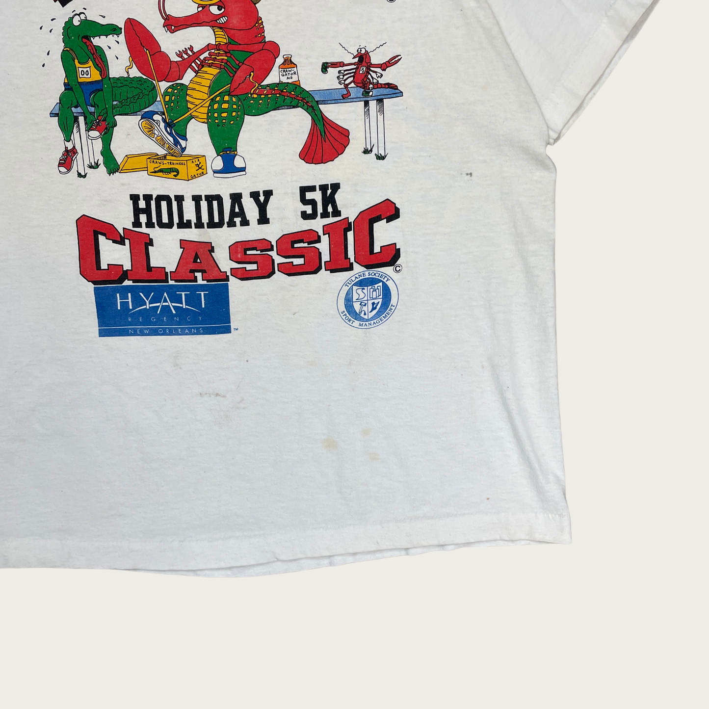 (XL) 1992 Crawgator Holiday 5K Classic Tee