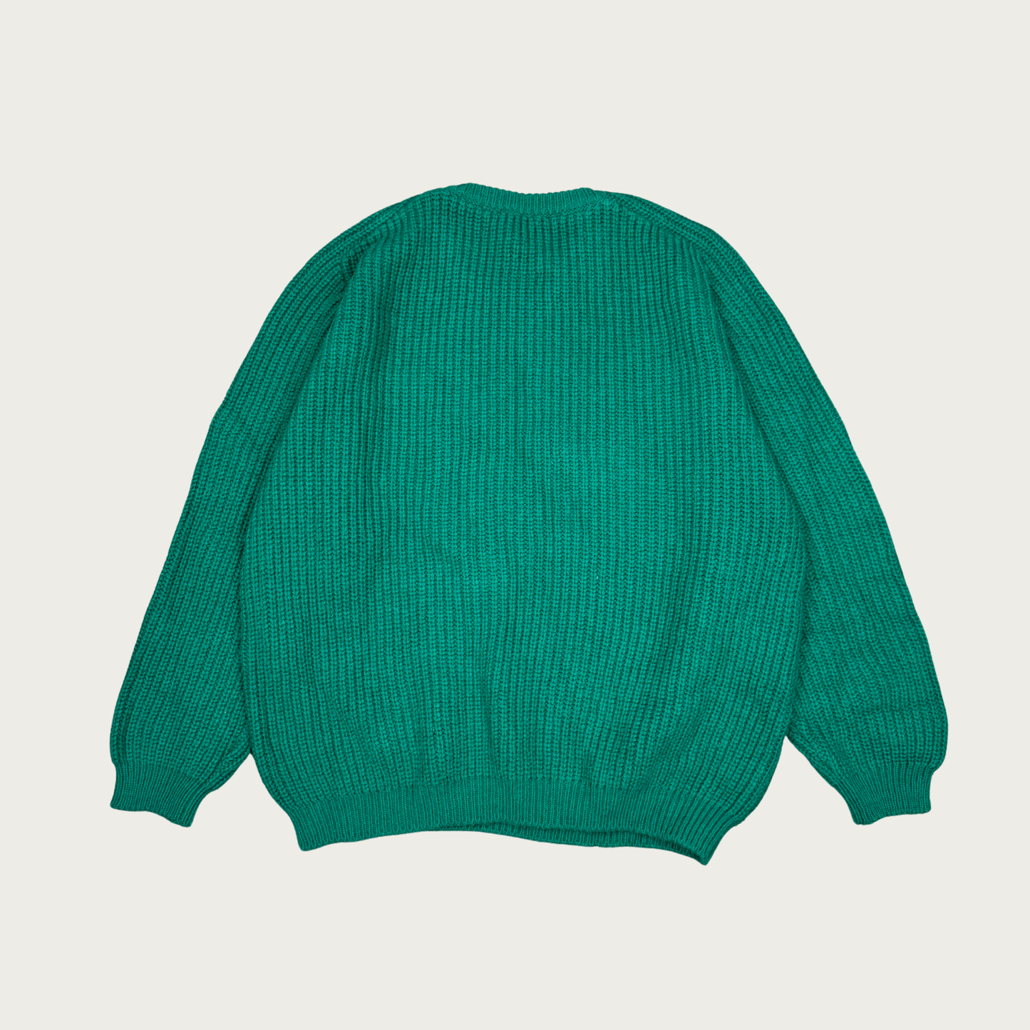 (XL) Classic Green Crewneck Sweater