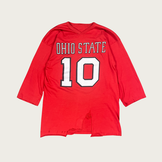 (M) Ohio State #10 Thrashed Jersey Tee