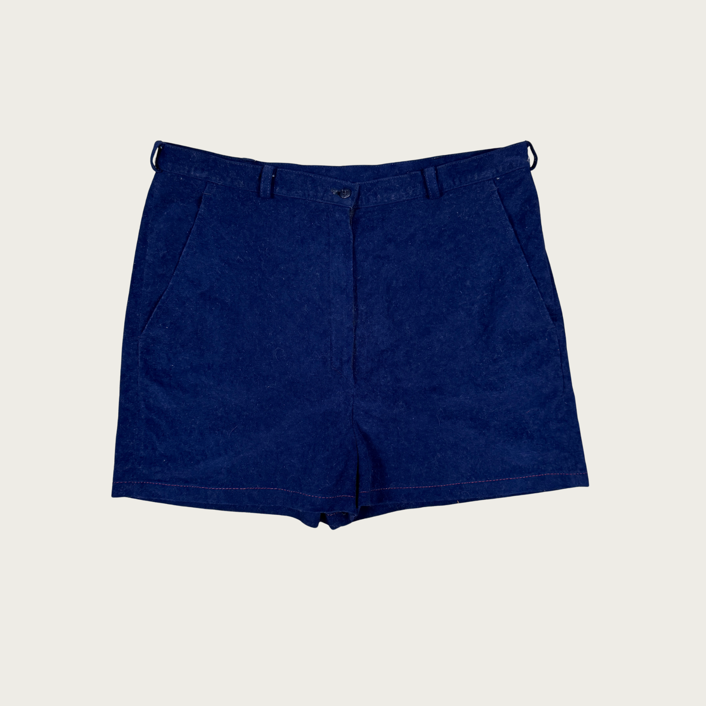 (28") 70s Navy Blue Fila Mini Shorts