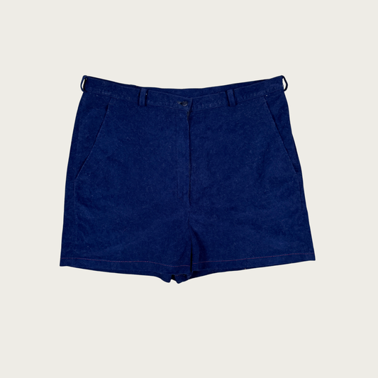 (28") 70s Navy Blue Fila Mini Shorts