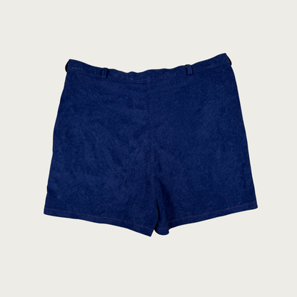 (28") 70s Navy Blue Fila Mini Shorts