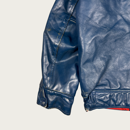 (M) 1981 Erindale Peel Champs Wrestling Leather Varsity Jacket