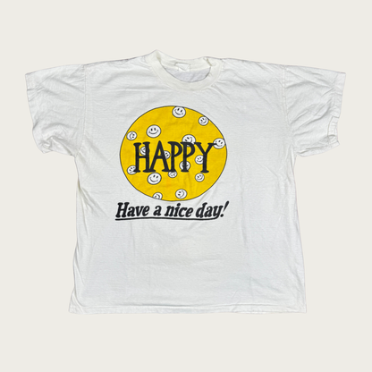 (XL) 70s/80s Happy "Have a Nice Day!" Tee