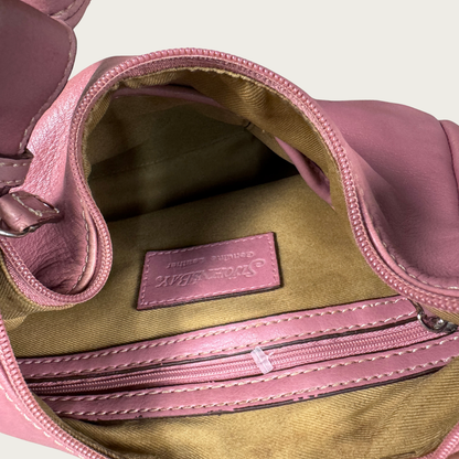 Y2K St. John's Bay Pink Genuine Leather Shoulder Bag