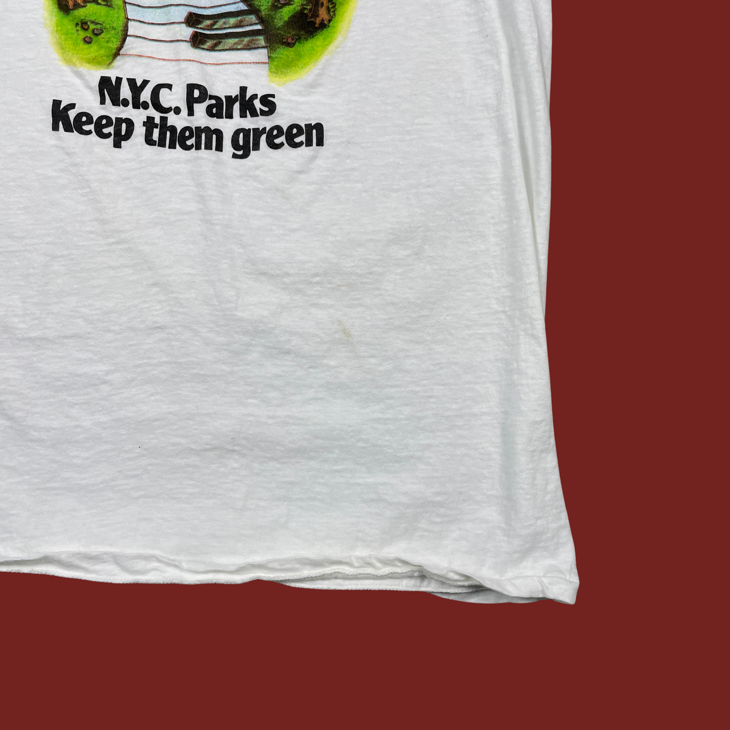 (M) 1980 Elton John N.Y.C. Parks Radio Promo Tee
