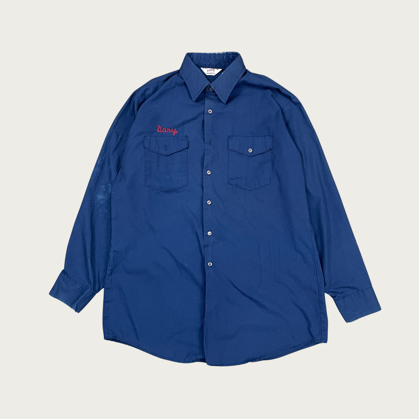 (L) Redeker's Boone Iowa Embroidered Button Up Shirt