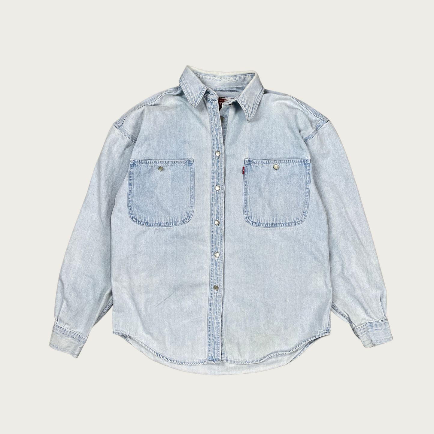 (S) Levi's Light Wash Denim Shirt