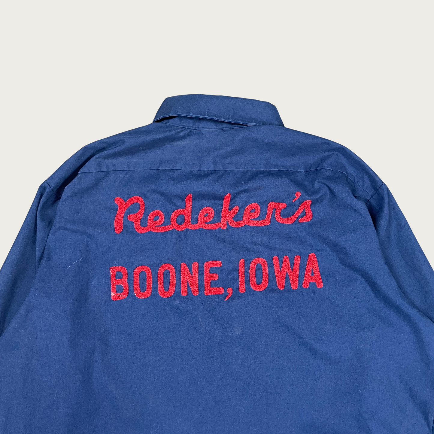 (L) Redeker's Boone Iowa Embroidered Button Up Shirt