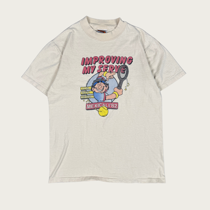 (M) 1982 Azusa Pacific Tennis Tee