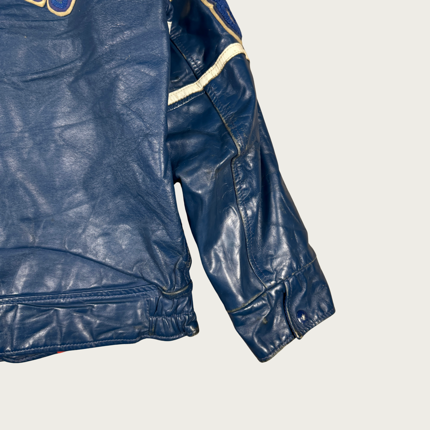 (M) 1981 Erindale Peel Champs Wrestling Leather Varsity Jacket