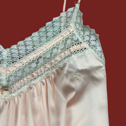 (S) Christian Dior Baby Pink Nightgown