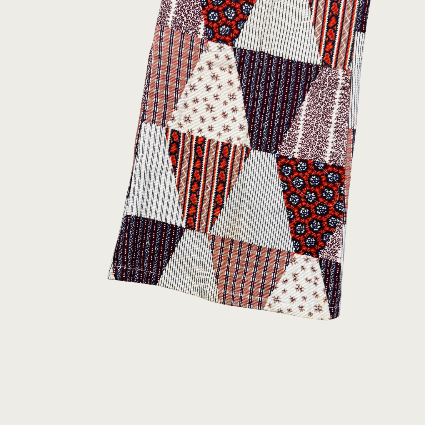 (26") 70s Patchwork Flares