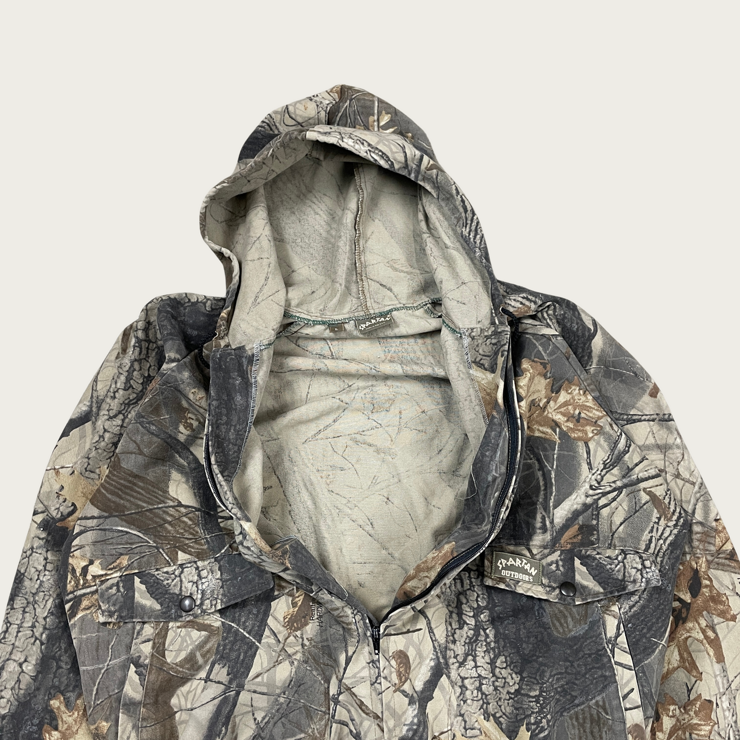 (L) Realtree Hooded Bomber Jacket