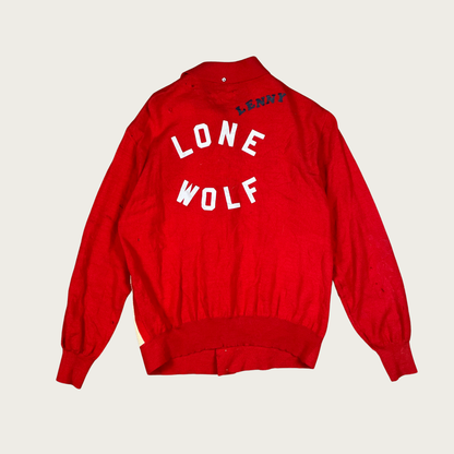 (M) 70s Lenny Lone Wolf Live Show Striped Cardigan