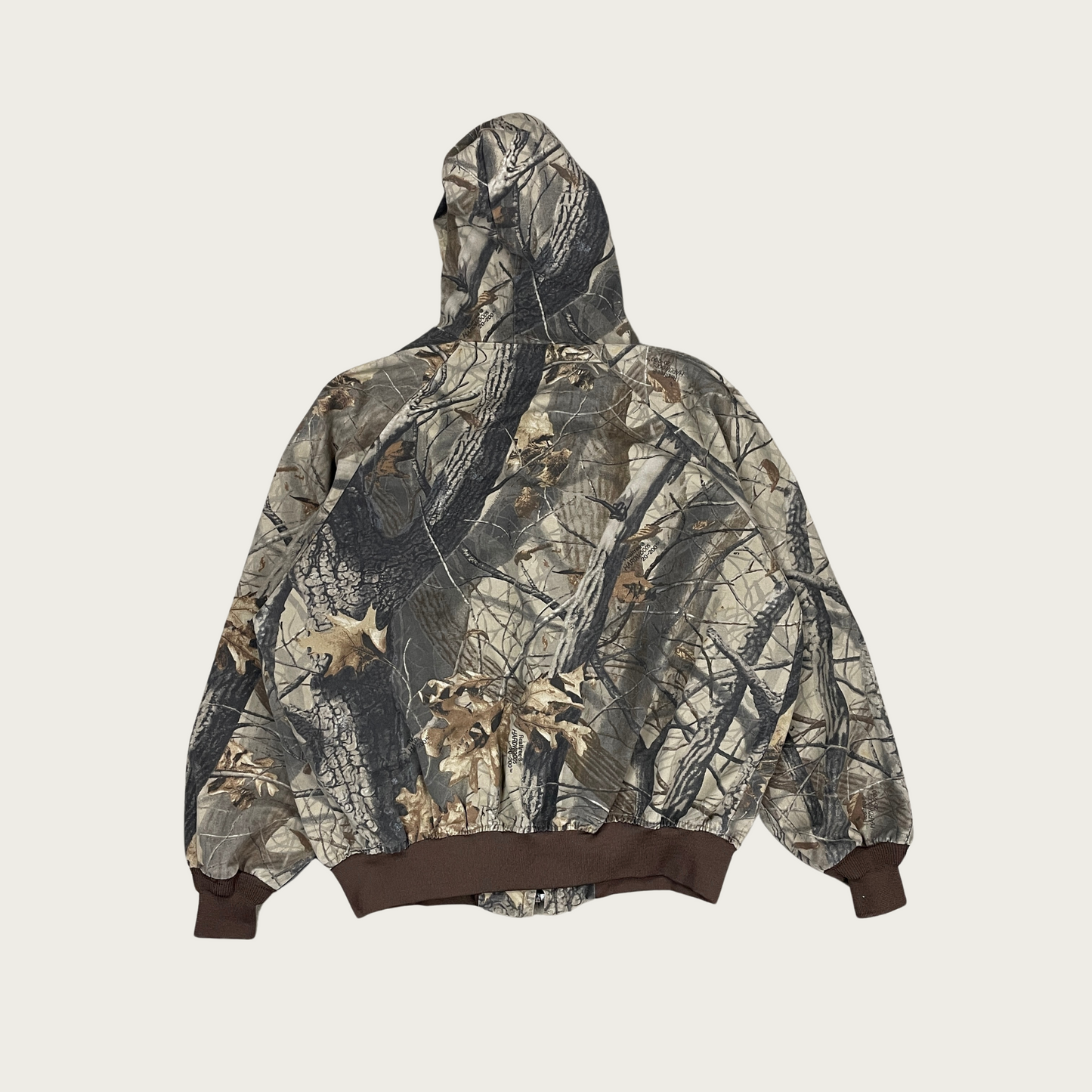 (L) Realtree Hooded Bomber Jacket