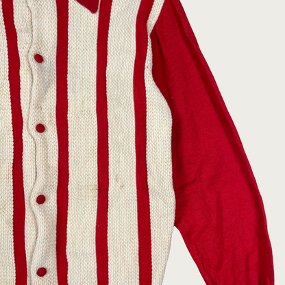 (M) 70s Lenny Lone Wolf Live Show Striped Cardigan
