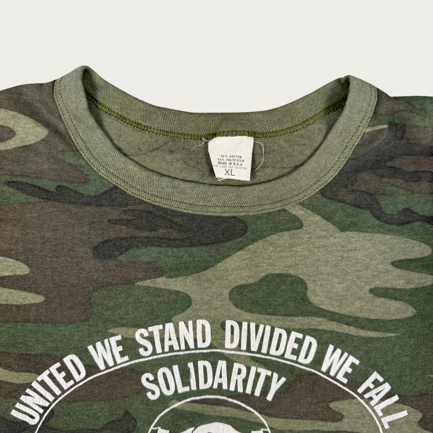 (L/XL) 1989 UMWA and AFL-CIO Solidarity Rally Tee