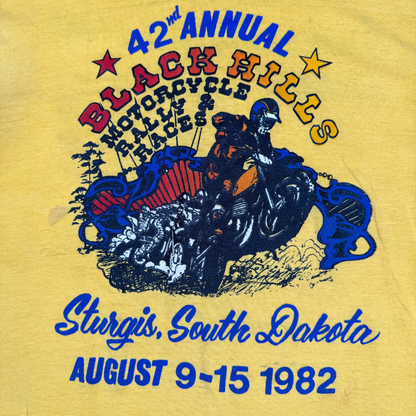 (XL) 1982 Sturgis Black Hills Motorcycle Rally Tee