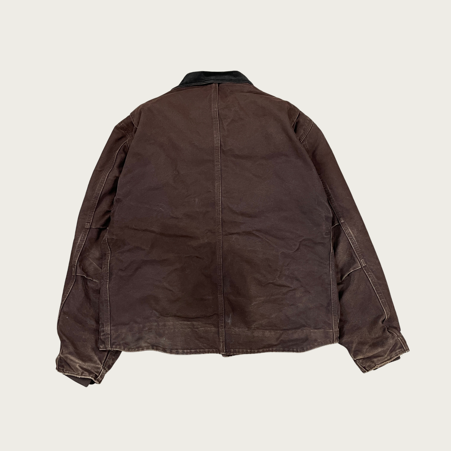 (M) Brown Collared Carhartt Jacket