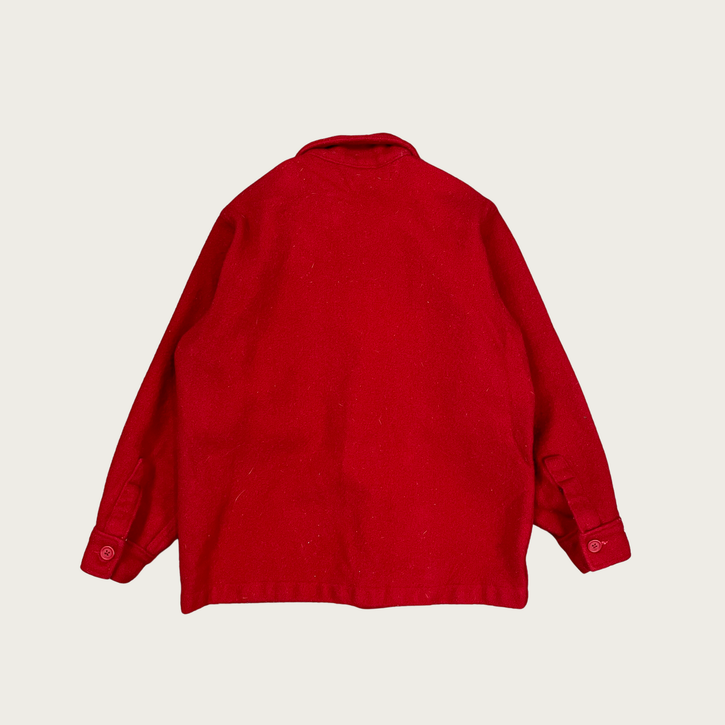 (S) Boy Scouts Red Wool Shirt Jacket